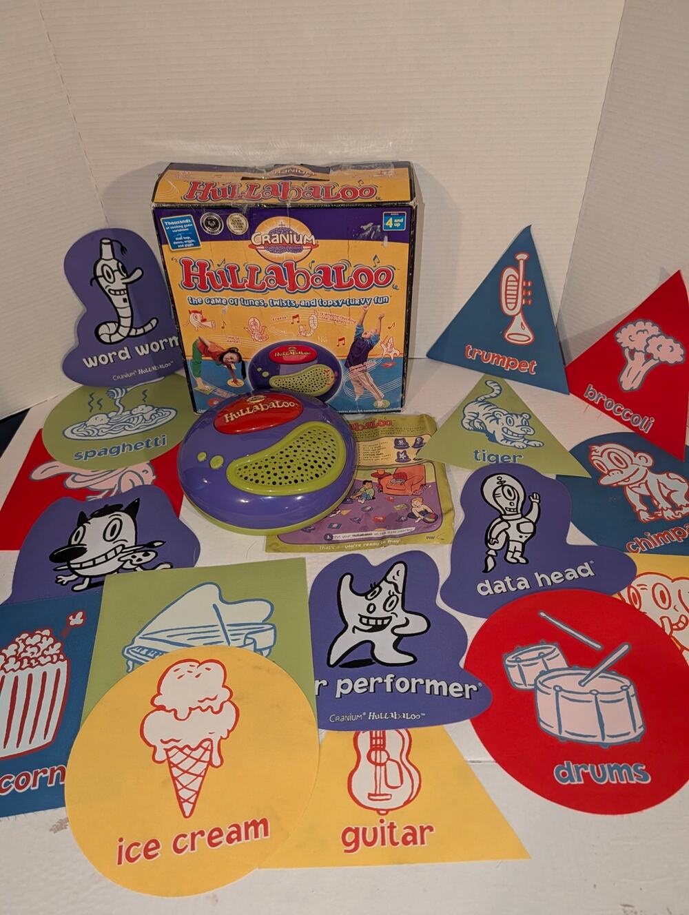 Cranium Hullabaloo Game Tunes Twists & Topsy Turvy Fun Complete 2004 Box